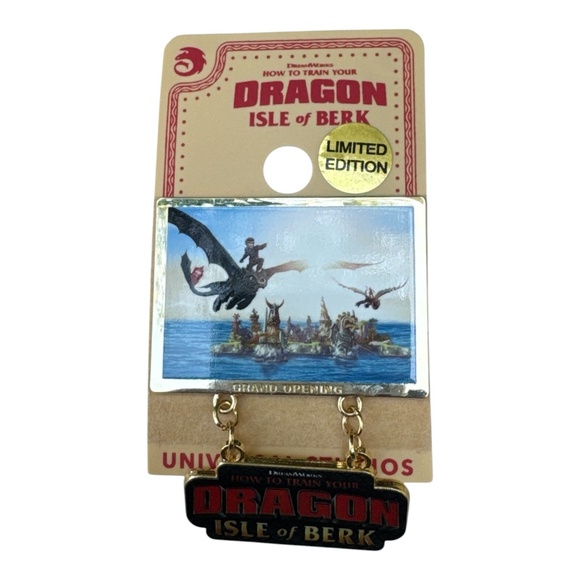 2025 Universal Epic Universe HTTYD Isle of Berk Grand Opening Pin LE - Picture 1 of 1